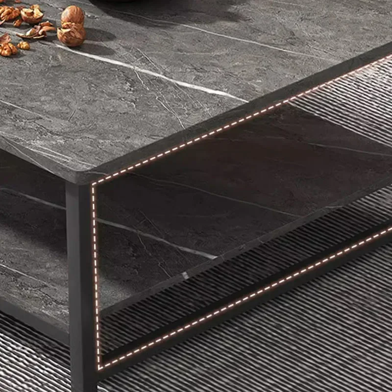 Unique Black Coffee Tables Beautiful Luxury Home Minimalist Side Table Storage Nordic Table Basse De Salon Interior Decoration