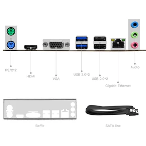 مجموعة اللوحة الأم Machinist-B75 PRO U5 ، مجموعة LGA 1155 ، معالج Core i5 3570 ، وحدة المعالجة المركزية ، 16 جيجابايت = 2 قطعة × 8 جيجابايت ، 1600 ميجاهرتز ، ذاكرة DDR3 ، ذاكرة الوصول العشوائي ، NGFF ، M.2 SATA أعلى 6 مبيعات LGA 1155 4 فتحات اللوحة الأم - No6