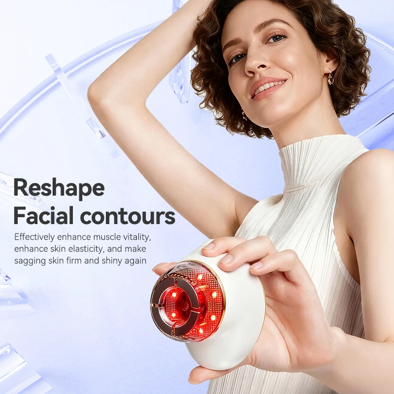 7 In 1 EMS Face Body Sculpting Massager With 3-Level Suction Strength Adjustment Function Used For Face Skin Tightening