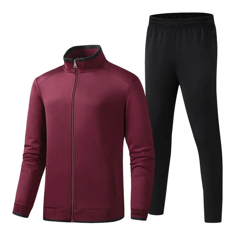 Spring Men Outdoor Sport Tracksuit Sets Mens Casual Jogger Sportswear Running Suits Male 2 Pieces Sweatsuit Jacket Pant Size 7XL