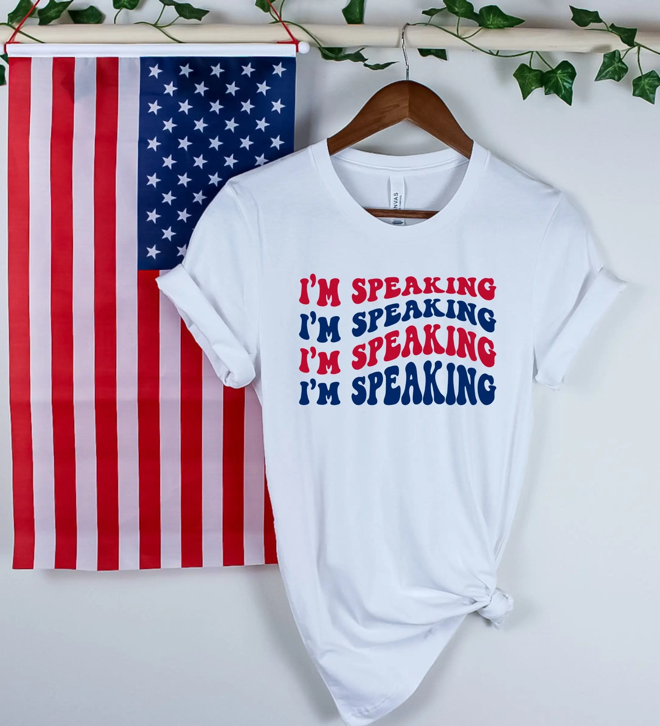 I'M Speaking T Shirt Kamala Harris Democrat Political Feminist For Women Patriotic