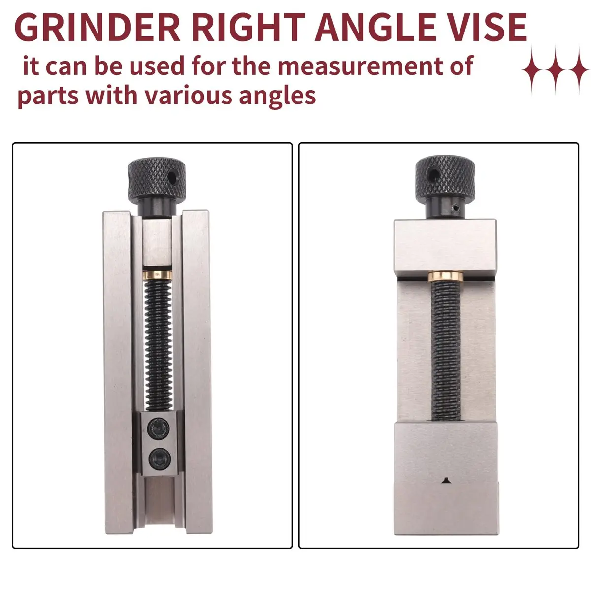 

Высокоточные станочные тиски Doings QGG50, 2-дюймовые угловые тиски для шлифовальных станков с ЧПУ, зажимные клещи для плоскошлифовальных станков