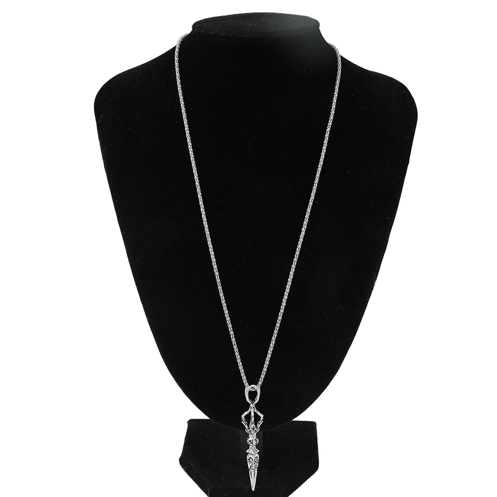 Vintage Punk Style Demon-Subduing Pestle Necklace Personalized Hip Hop Pendant Men's Jewelry view 2