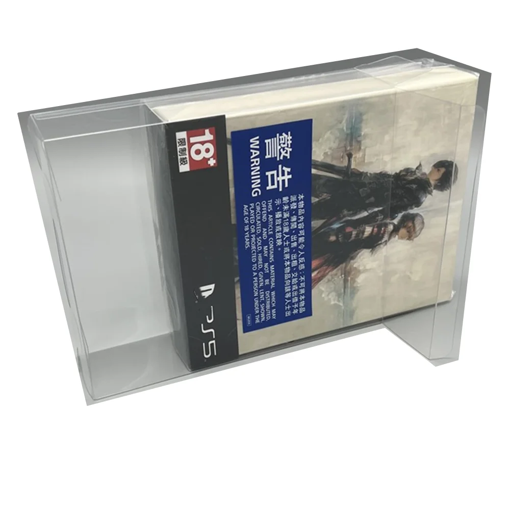 Transparent Box Protector For Sony/ps5/Final Fantasy 16/FF16 Collect Boxes TEP Storage Game Shell Clear Display Case