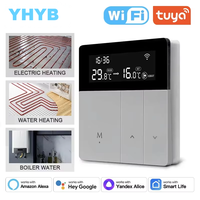 YHYB Tuya Wifi Smart Thermostat Voice Control Compatible with Alexa & Google Home Electric Floor Heating TRV Water Gas Boiler