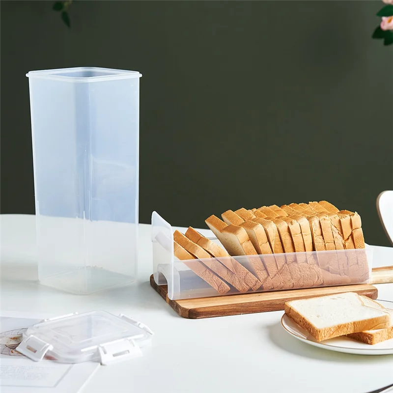 

A38M Bread Preservation Box - Sealed Bread And Toast Storage Container For Kitchen, Practical Bread Keeper