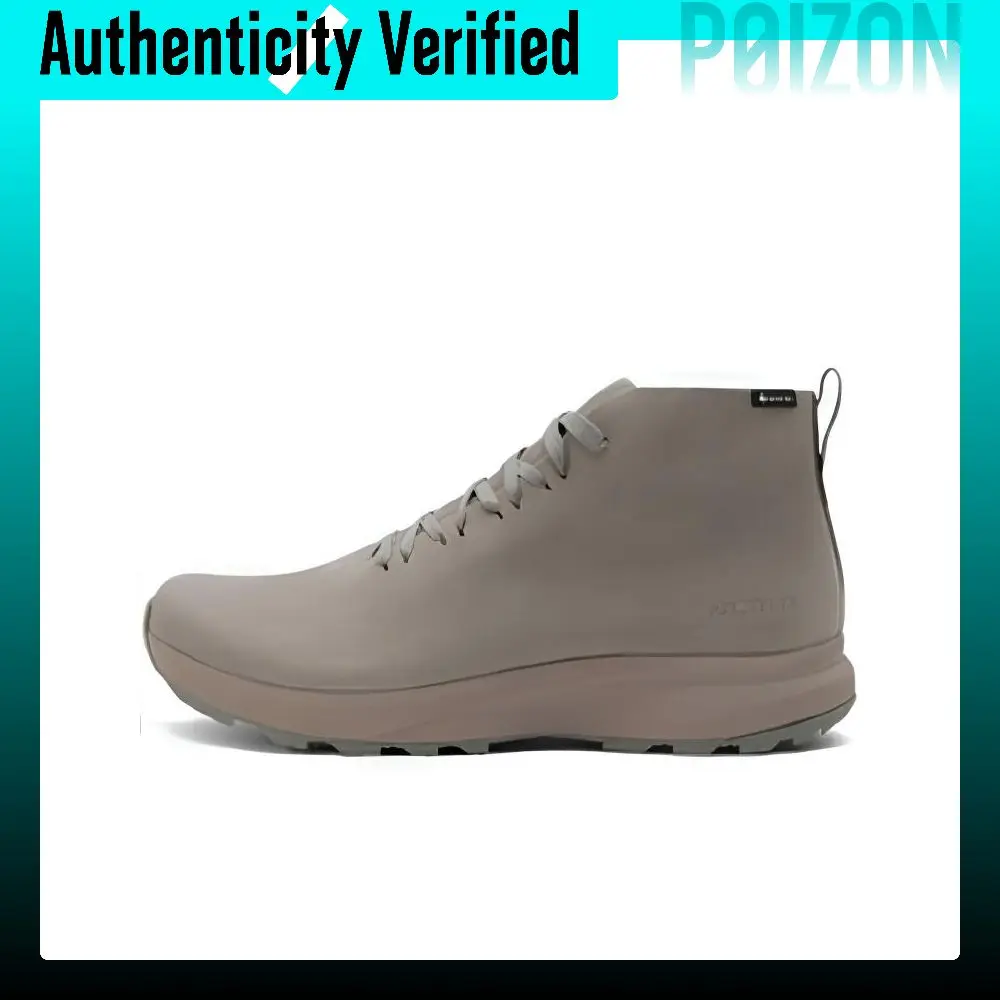 Arc'teryx Solano LEATHER MERINO BOOT GTX High top Casual Shoes Unisex Gray x000007641-SMOKE BLUFF