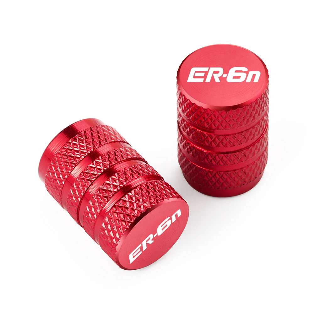 2PCS Motorcycle Aluminum Alloy Tire Wheel Decorate Parts Valve Stem Caps Cover For Kawasaki ER-6N ER6N ER 6N Special Accessories