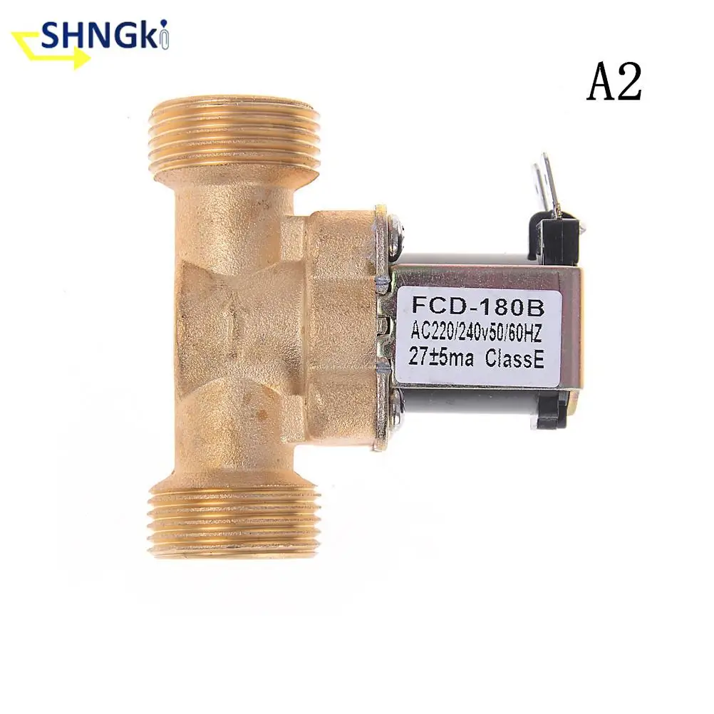 1Pcs Brass Electric Solenoid Valve Water Normally Closed Air Inlet 3/4\