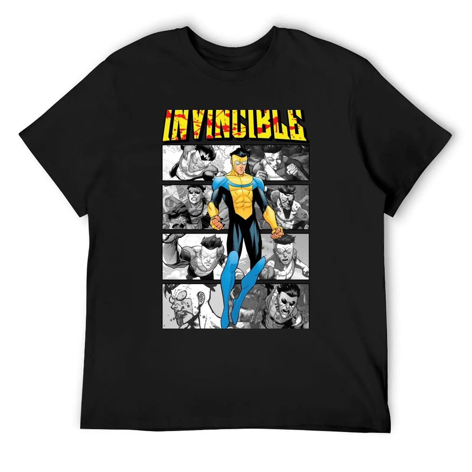 

Invincible Retro T-Shirt affliction shirts animal prinfor boys Anime t-shirt football t shirt Short sleeve tee men
