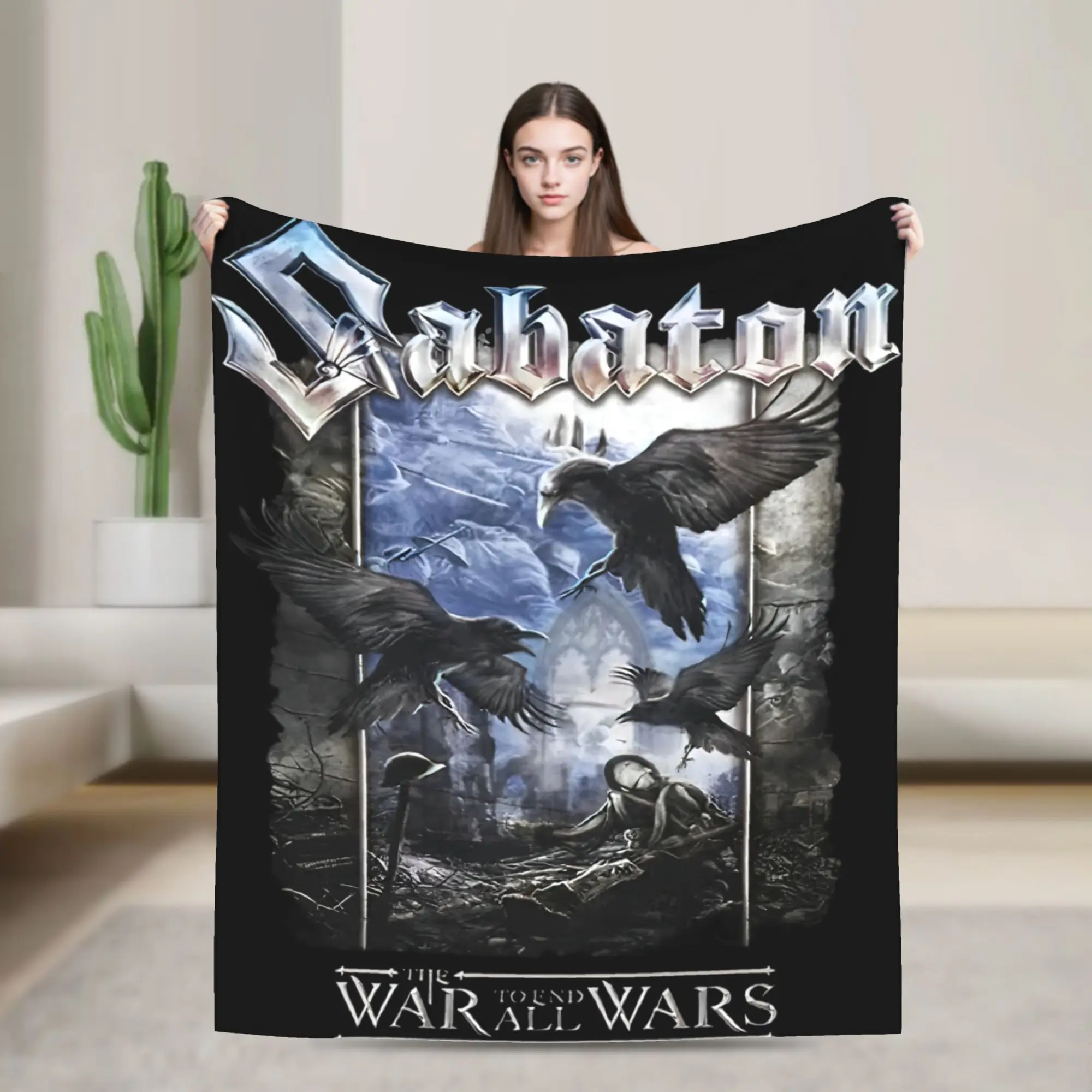 

Одеяло S-Sabatoned Rock Metal Band, очень мягкие и теплые пледы разных размеров для дивана, дивана и кровати