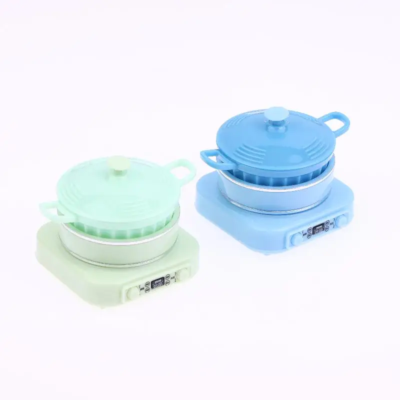 Doll House Mini Kitchen Appliance Model Mini Electromagnetic Pot Shooting Scene Props