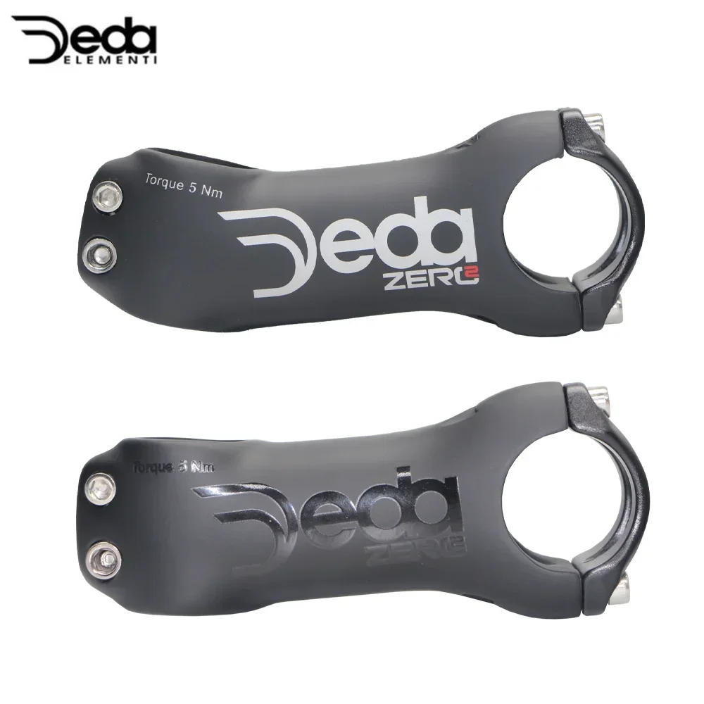 DEDA full carbon mountain or road bike stem lengths from 80 to 120 mm, fork tube 6 degrees or 17 degrees 28.6 mm