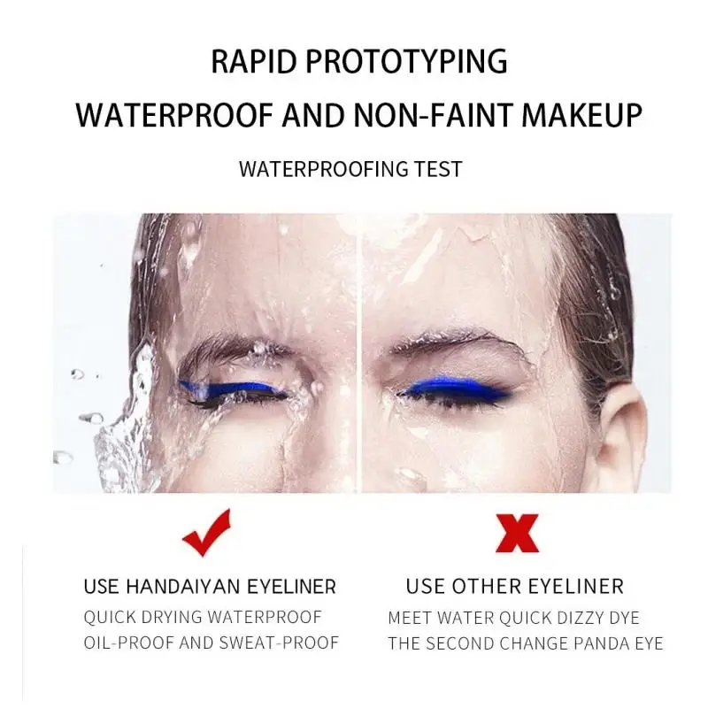 네온 UV 글로우 아이 라이너 펜 방수 매트 리퀴드 컬러 아이 라이너 펜슬 생생한 옐로우 레드 퍼플 메이크업 화장품