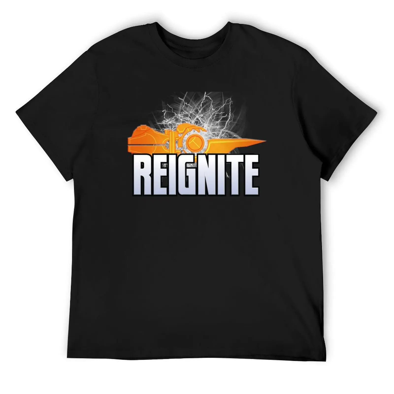 Reignite Logo T-Shirt graphic t shirt vintage essential t shirt plus size tops heavy weight t shirts for men