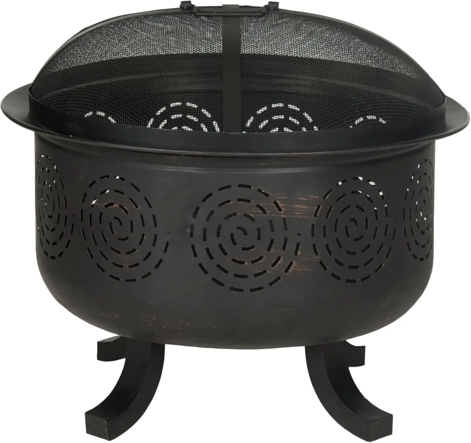 

Outdoor Collection Negril Copper and Black Fire Pit