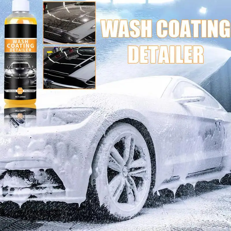 Car Washing Quick Dry Car Wash Coating Detailer 100ml Multi-purpose Wipe Quick Detailer Safe For Detailer Safe car tools