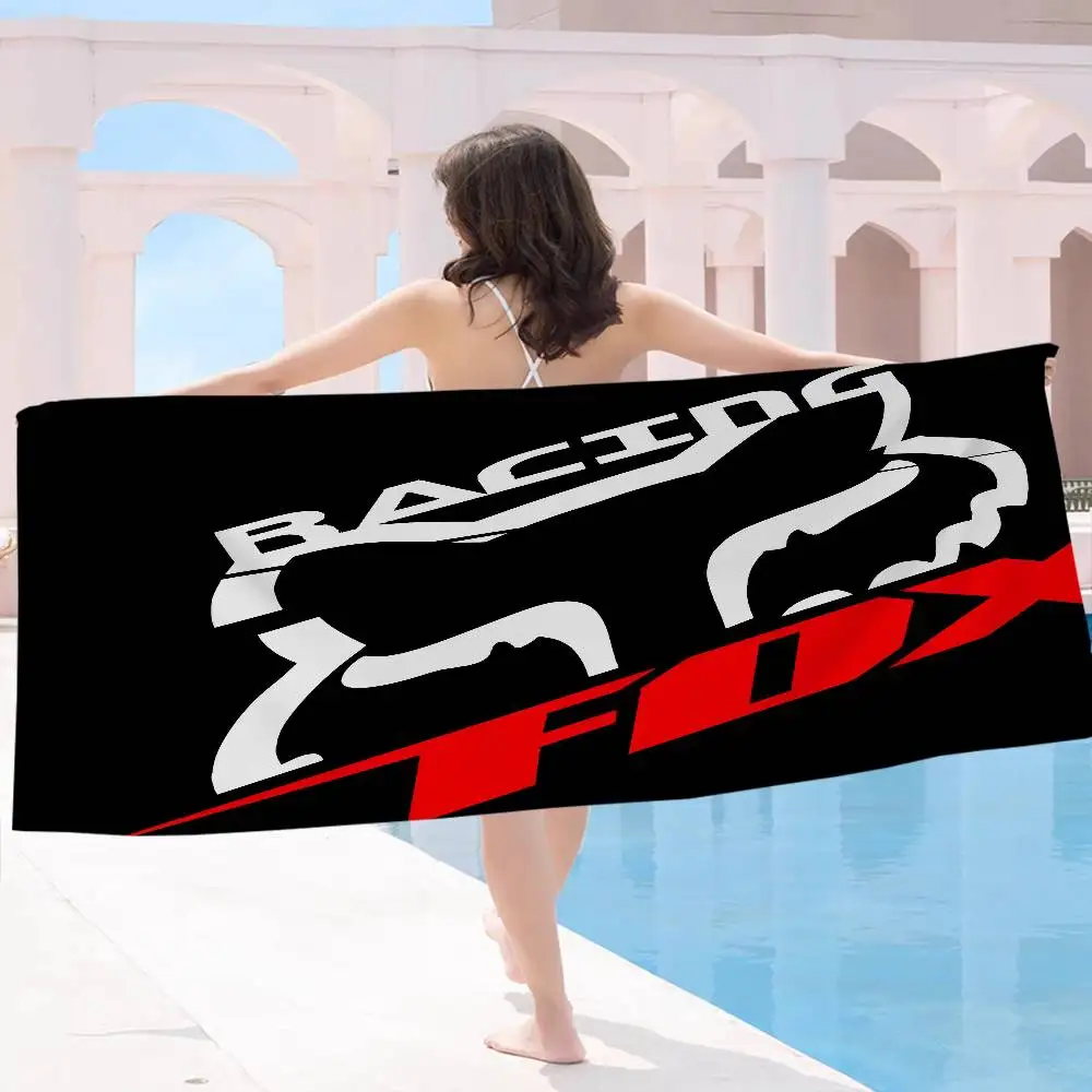 منشفة شاطئ من الألياف الدقيقة من Fox Racing ماصة سريعة الجفاف وناعمة لليوجا والسباحة ومنشفة تسلق الجبال #3