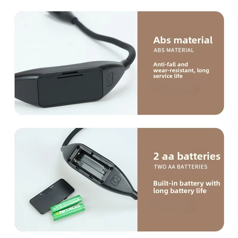 LED القراءة الرقبة ضوء كتاب مصباح 360 ° مرنة الذراع قراءة كتاب ضوء قراءة الرقبة مصباح دراسة القراءة ضوء الليل #4