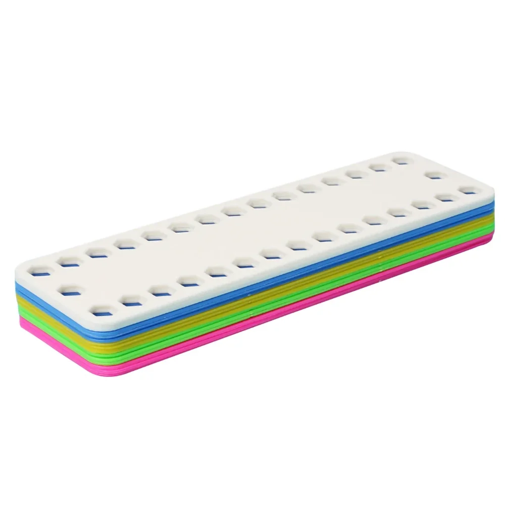 Hexagonal Holes Thread Coiling Plate Solid Color Plastic Winding Board Tools Sewing DIY Cross Stitch Embroidery Accessories