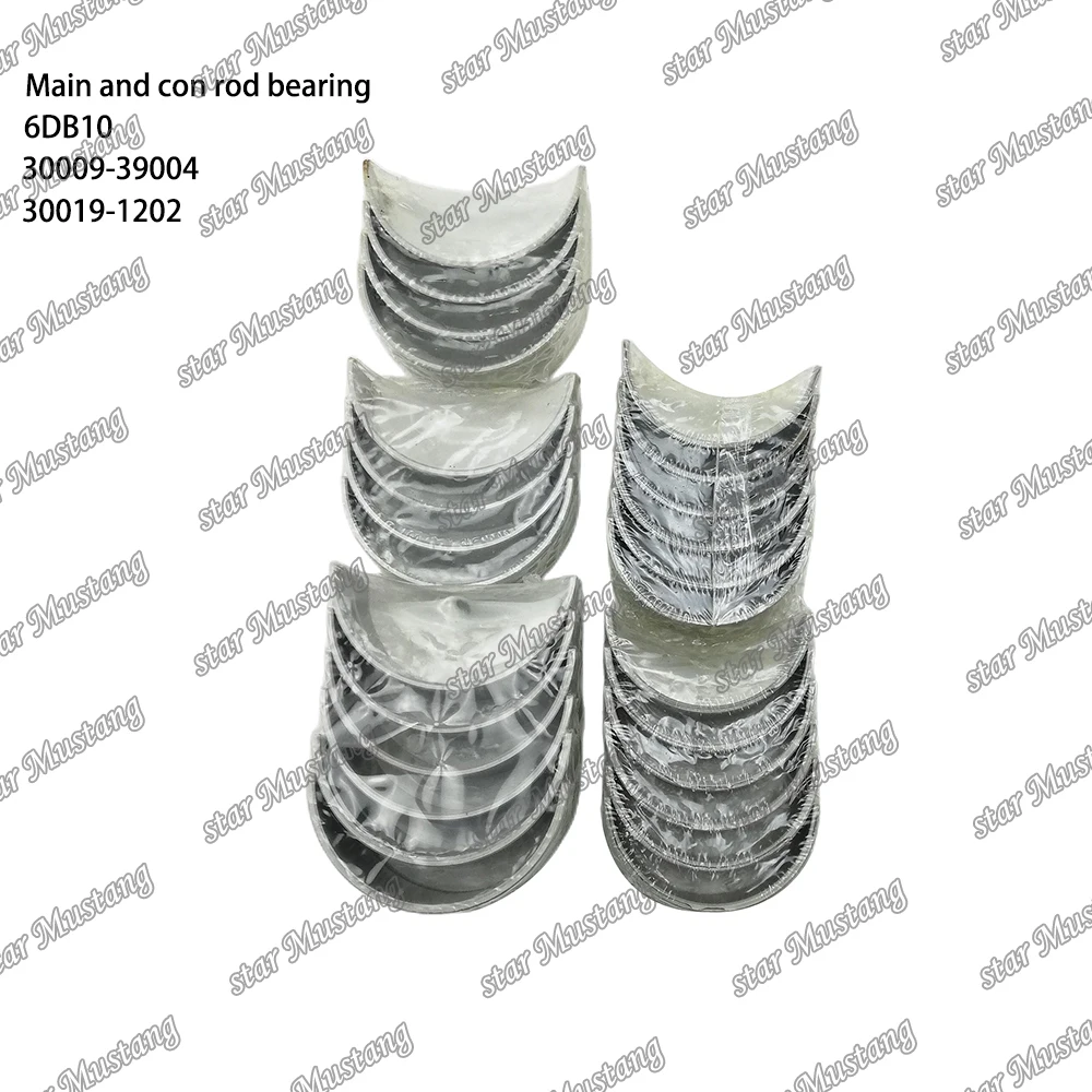 

6DB10 Main Bearing and Connecting Rod Bearing 30009-39004 30019-1202 Suitable For Mitsu-bishi Engine Parts