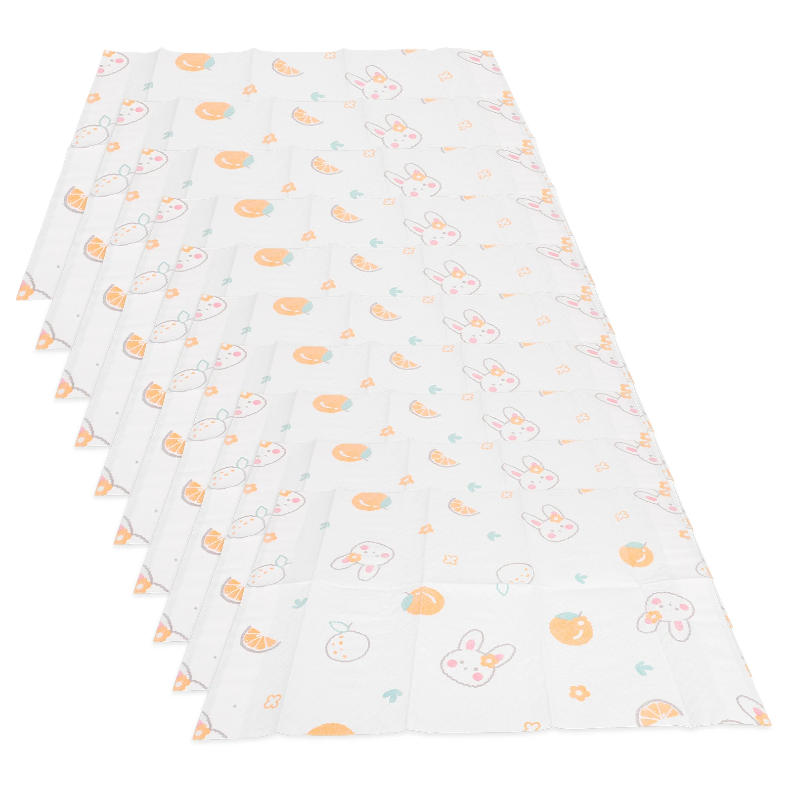 

10Pcs Disposable Placemats for Infants Toddlers Anti-Stain Foldable Lightweight Baby Dining Table Mats Baby Placemats