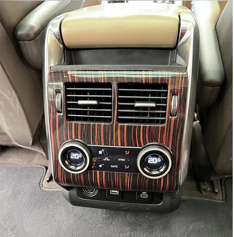 Car AC Panel Switch Control Rear Air Conditioner Bcak Seat Climate Control forRange Rover Vogue L405 13-17 Temperature Change