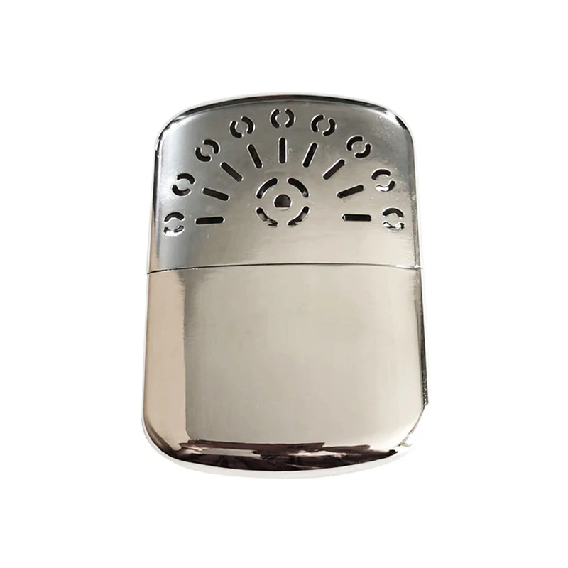 Huai Furnace Silver White Hand Warmer Zinc Alloy Hand Warmer Treasure Winter Heating Warm And Portable