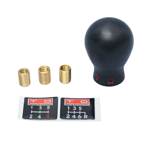 Imagen 2 del producto JDM Universal 5/6 velocidades perilla de palanca de cambios de coche Manual cabeza de cambio de coche de carreras transmisión automática Manual accesorios de resina para coche