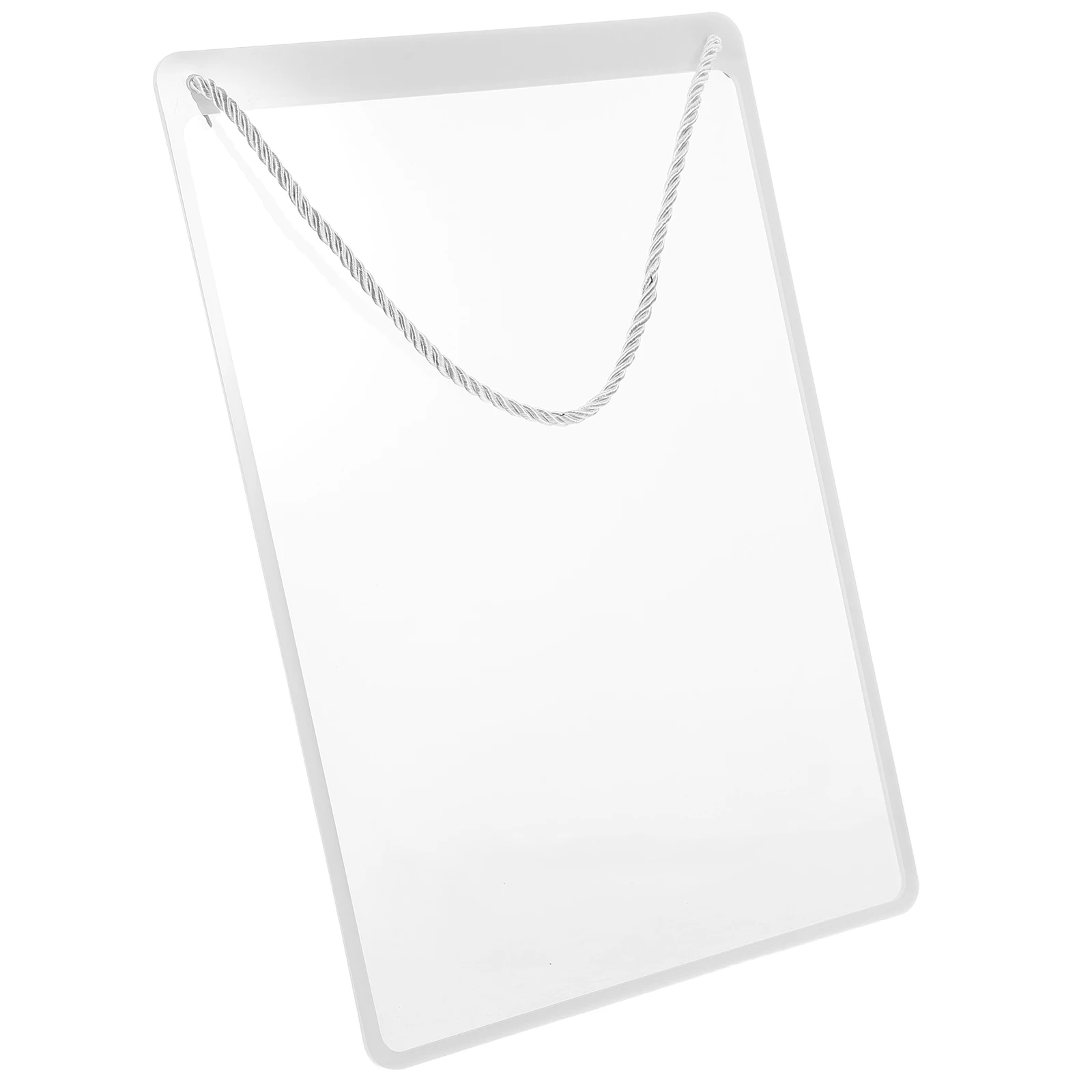 

Card Clear Plastic Paper Holder Door Sign Hanging Pvc Poster Frame for Retail Handing