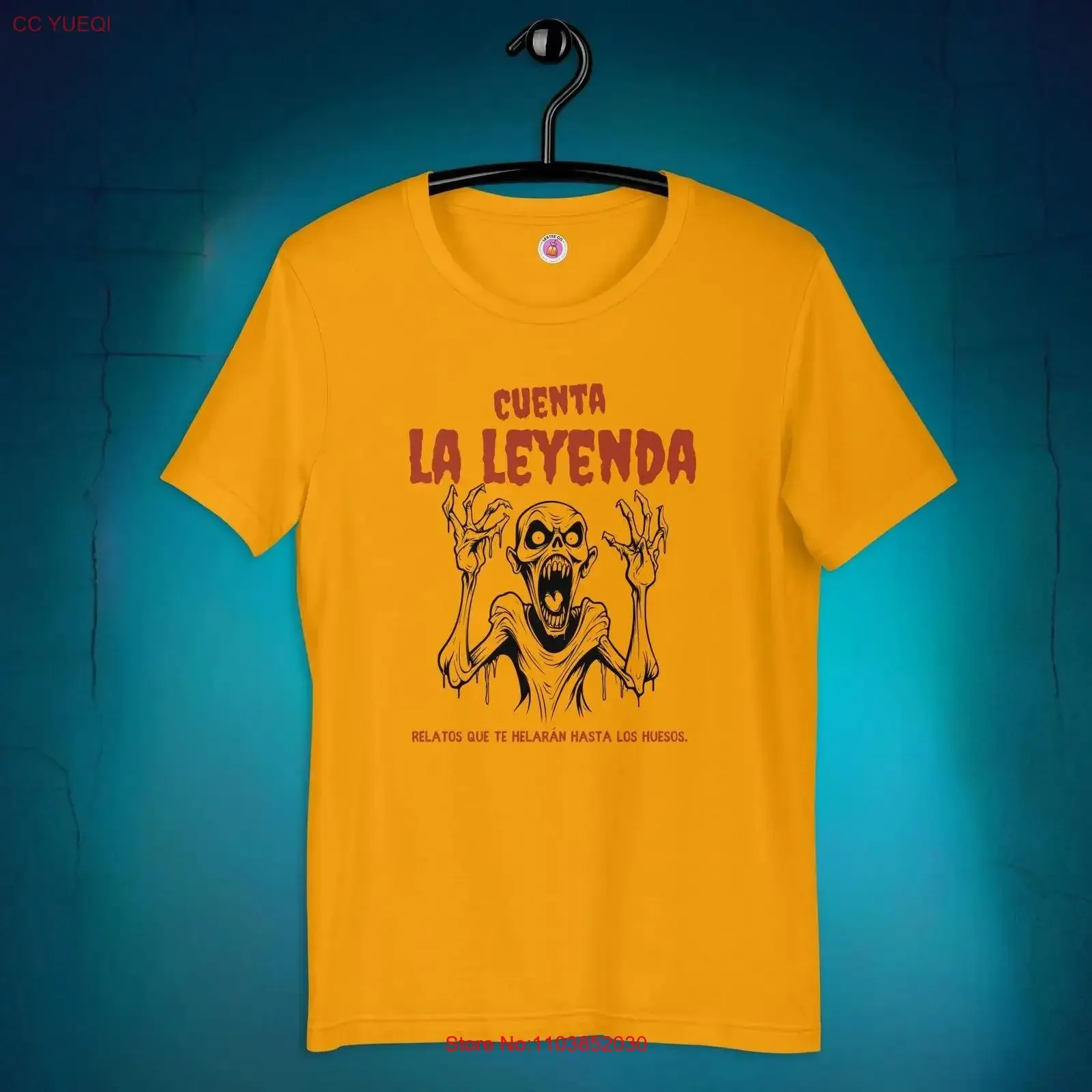 Cuenta la Leyenda camiseta Horror Latino leyenda mexicana cuentos hispanicos vintage lavado moda elegante Casual estirado gráfico
