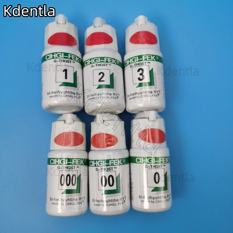 12 Flessen Tandheelkundige Draad Wegwerp Tandvlees Terugtrekking Koord Effen Gebreid 0 00 000 1 2 3 Tandheelkunde Tandarts Materiaal