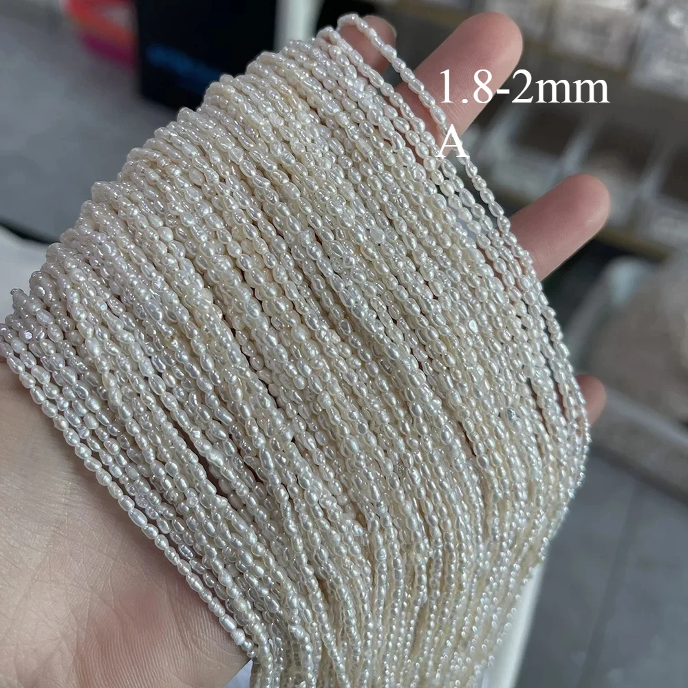 AAA Hoge kwaliteit nabij-ronde natuurlijke zoetwaterparel kralen voor sieraden maken benodigdheden DIY ketting armband accessoire