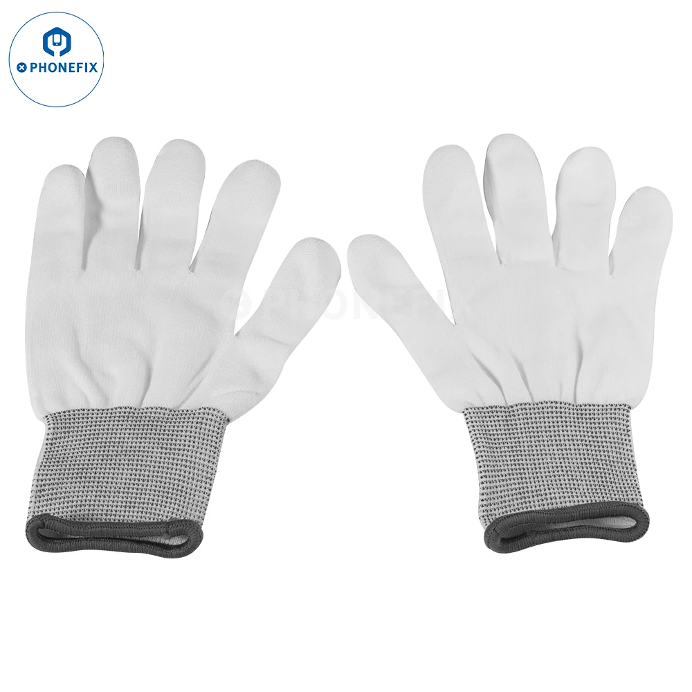 Vinyl Anti-static Window Tint Car Wrap Gloves 2pcs Tinting Work Gloves Nylon Carbon Fiber Car Stickers Film Install Tool