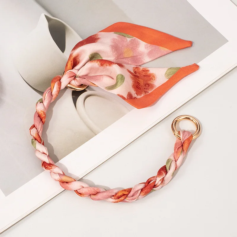 

Fashion Bag Chain Accessories - Silk Scarf & Woven Replacement Straps, Adjustable Handbag Hanging Chains