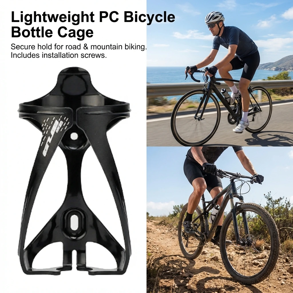 

Bicycle Water Bottle Cage Pc Plastic Road Mountain Bike Portable Cup Holder