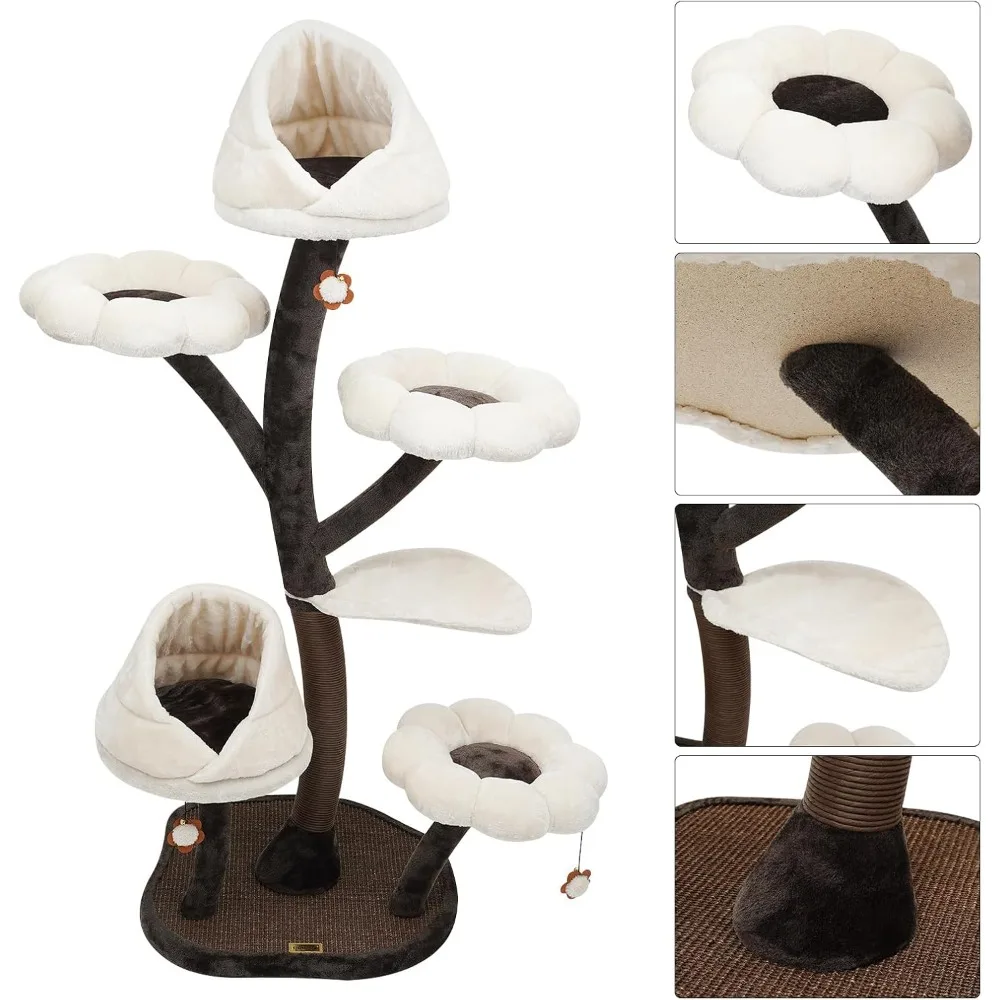 طاولة طعام خشبية مستطيلة أنيقة مقاس 78.7 بوصة للجلوس مقاس 6-8 بقاعدة أنيقة