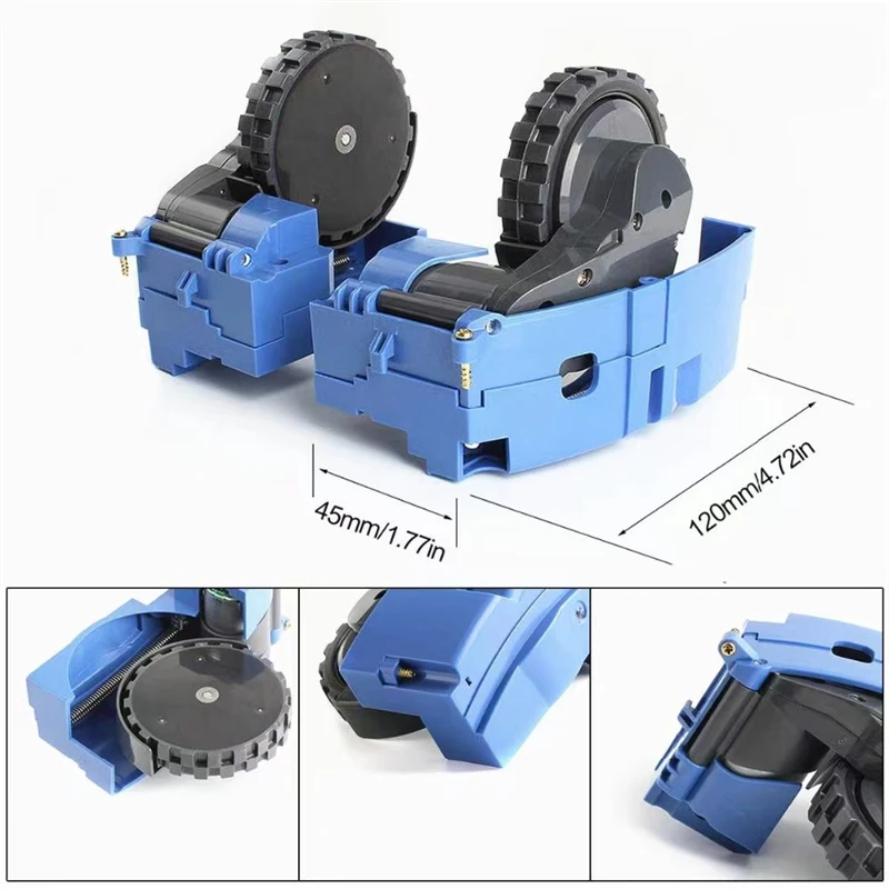 Robot Aspirador Acessórios, Esquerda e Direita Motores de rodas, Peças de reposição para Irobot Roomba 500, 600, 700, 800, 900 Series