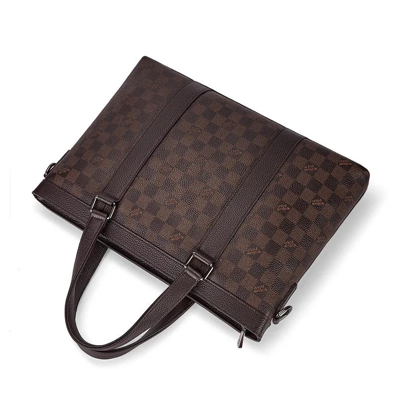 كتف واحد كروسبودي يده عادية النمط البريطاني حقيبة سستة السفر الرجال محمول رسول العلامة التجارية الفاخرة الرجال حقيبة #3