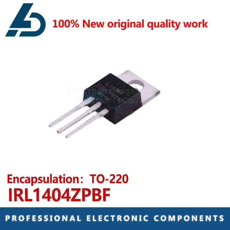 MOSFET à effet de champ de puissance à canal N, L1404Z, IRL1404ZPbF, 120A40V, TO-220, 10 pièces