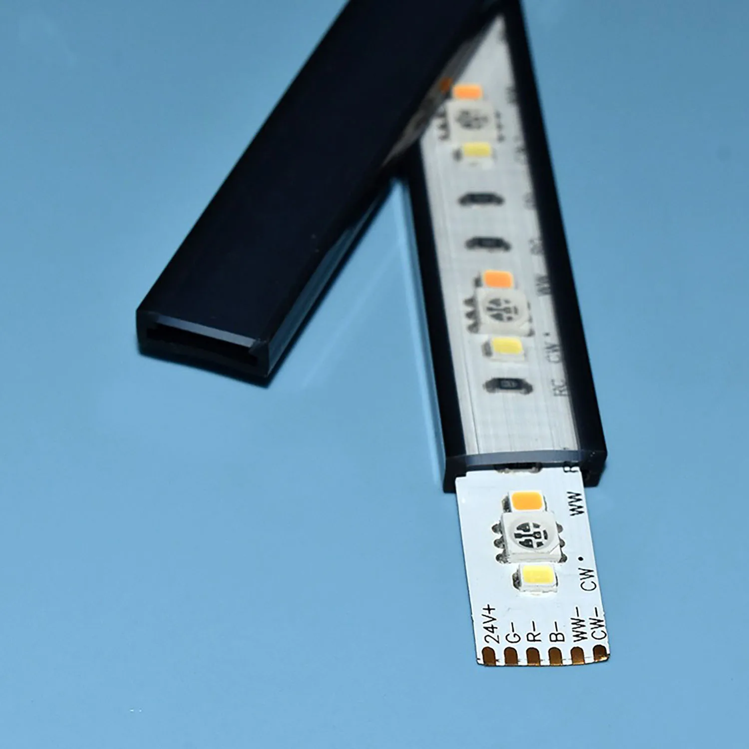 T0511/T0513/T0515 Silicone Neon Tubes, Black/Transparent Sleeves for 8-12mm WS2811 WS2812 LED Strips