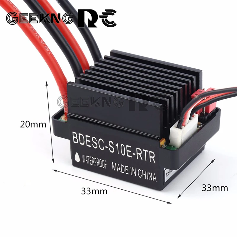 Hobby Brushed Motor Speed Controller W/2A BEC ESC High Voltage 6-12V 320A RC Ship & R/C Car slash trx-4 defender HSP