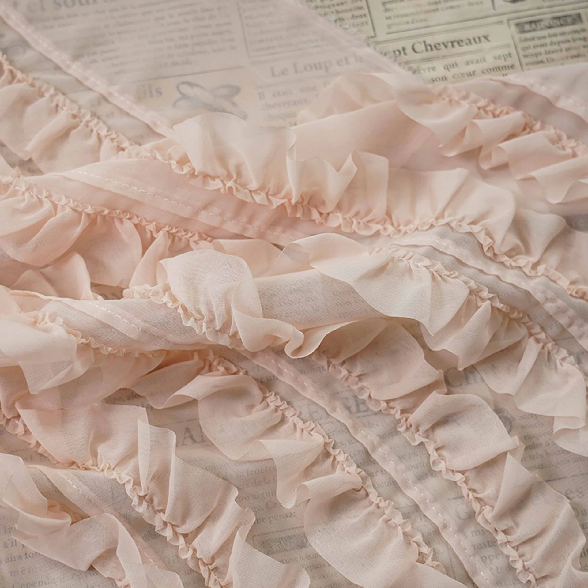 Latest 3D Striped Ruffle Chiff - огляд і ціна Embroidery Design 3D