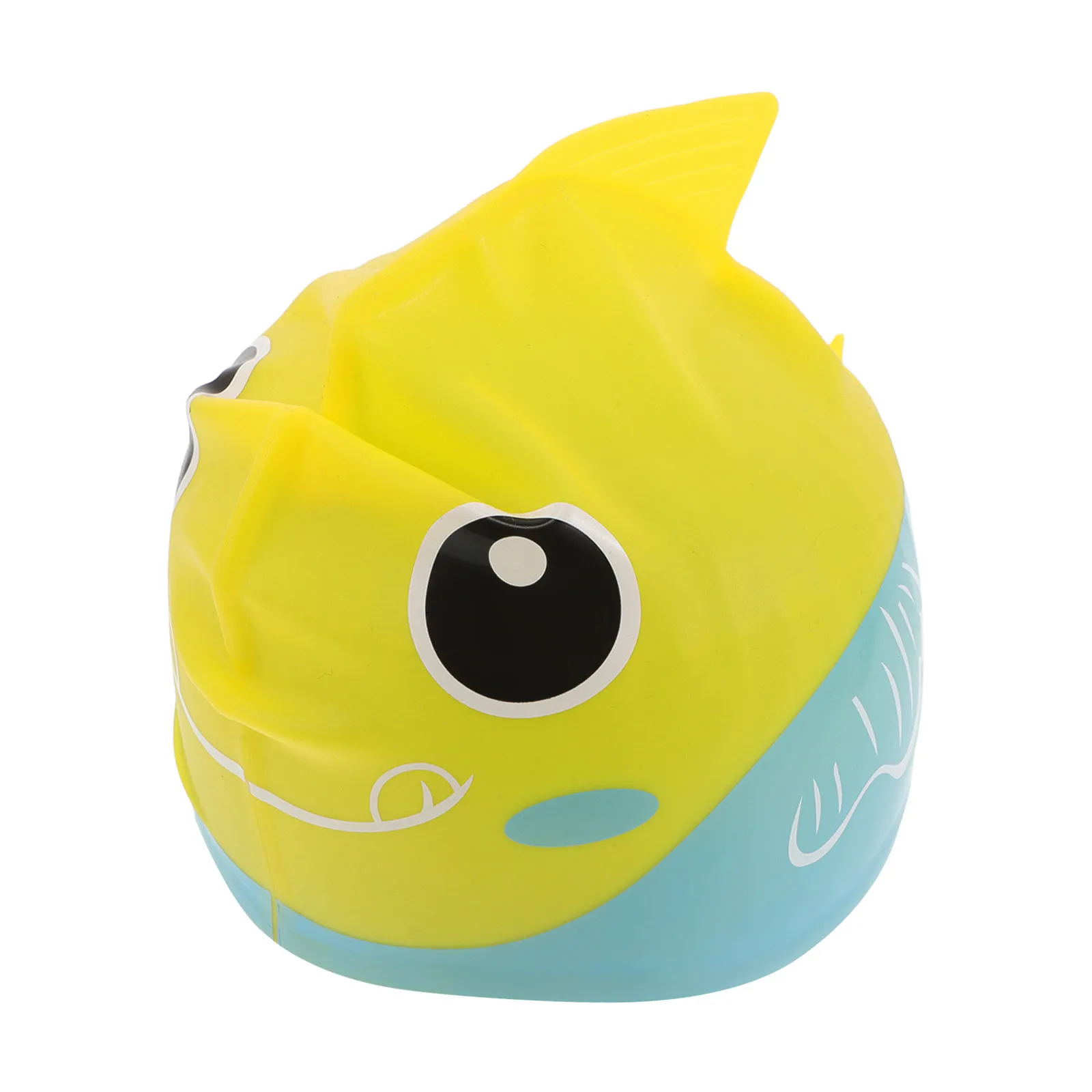 

Children Cartoon Swimming Cap Soft Silicone Cute Fish Pattern Waterproof Protective Swim Hat Recreational Competition Kids