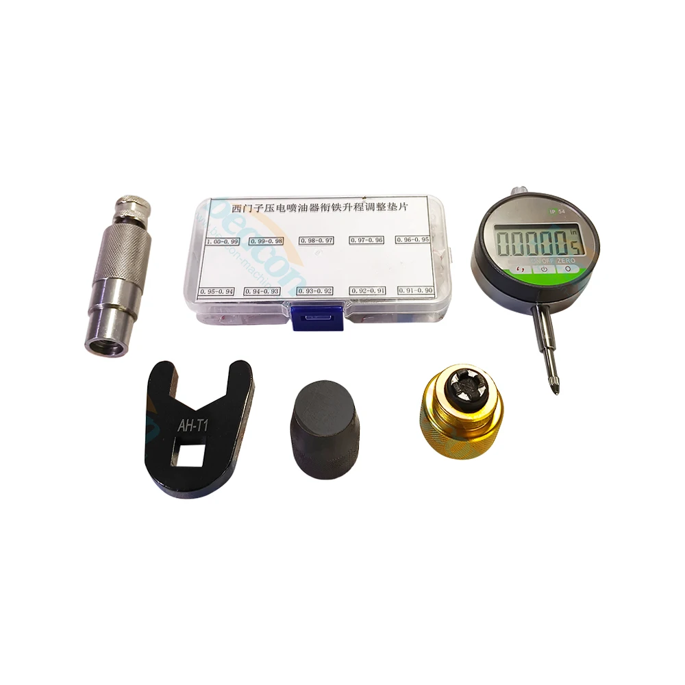Common Rail Injector Tester Piezo Injection Measurement Disassembly Tool Repair Kit Armature Lift Adjustment Shim