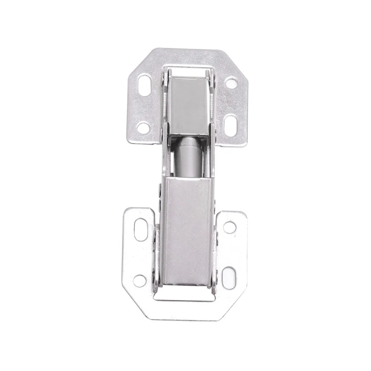 Punch Free 4 Inch Hydraulic Metal Cabinet Hinge Easy Install Fixed Door Window Hinge Thickened Mute Buffer for Drawer Cupboard