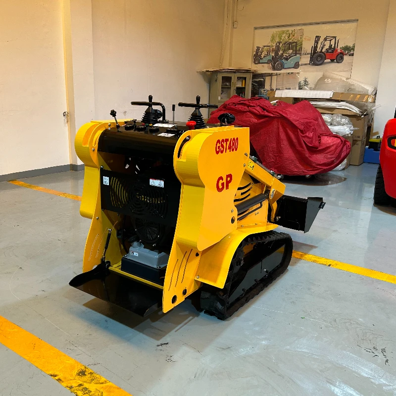 جرافة انزلاقية صغيرة مخصصة - الحمولة القصوى 400 كجم، دلو 0.12 مكعب، محرك Rato R740 ذو الأسطوانة المزدوجة مع الاتحاد الأوروبي