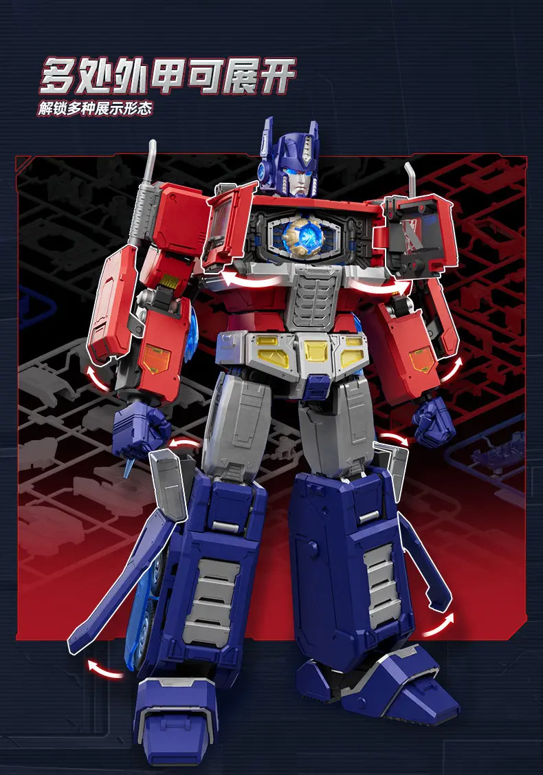 BLOKEES Transformers Legendary Edition Ver.EVO Optimus Prime Tarn Actionfigur, IDW Transformation, Sammlerstück, Modellspielzeug, Geschenk – Detail 37