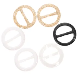 6 Pcs Elegant Round T Shirt Clips for Fashionable and Stylish Outfits Perfect Accessories for Shirts Scarves and Hats