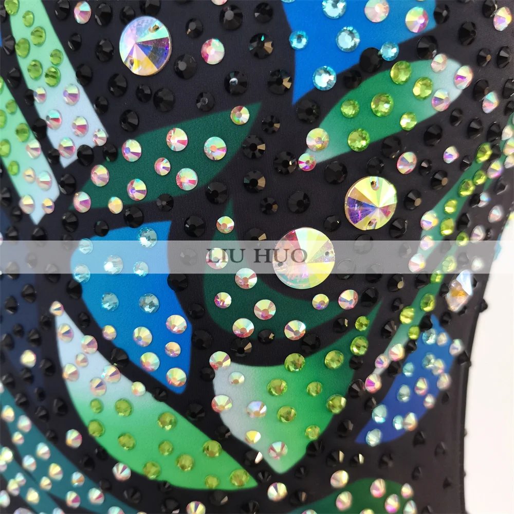 LIUHUO Synchronized Swimming Tights Girls Adult Performance Kids Rhythmic Leotard Children Teens Competition Multicolor Dance